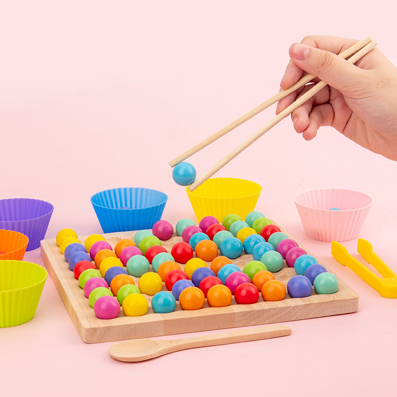 Wooden Bead Puzzle Toy for Kids