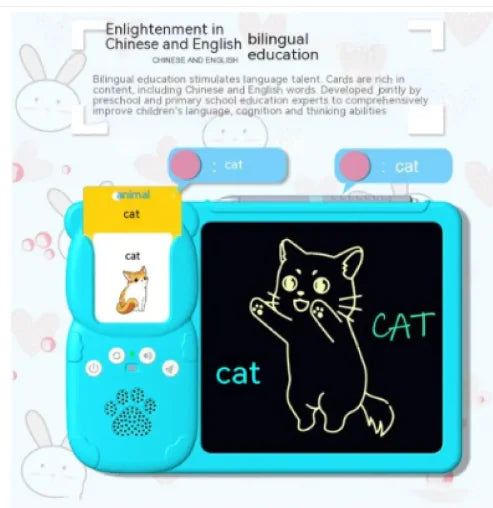 Interact & Inspire: Children's Fork Card & Early Education Learning Machine! 🧠✨