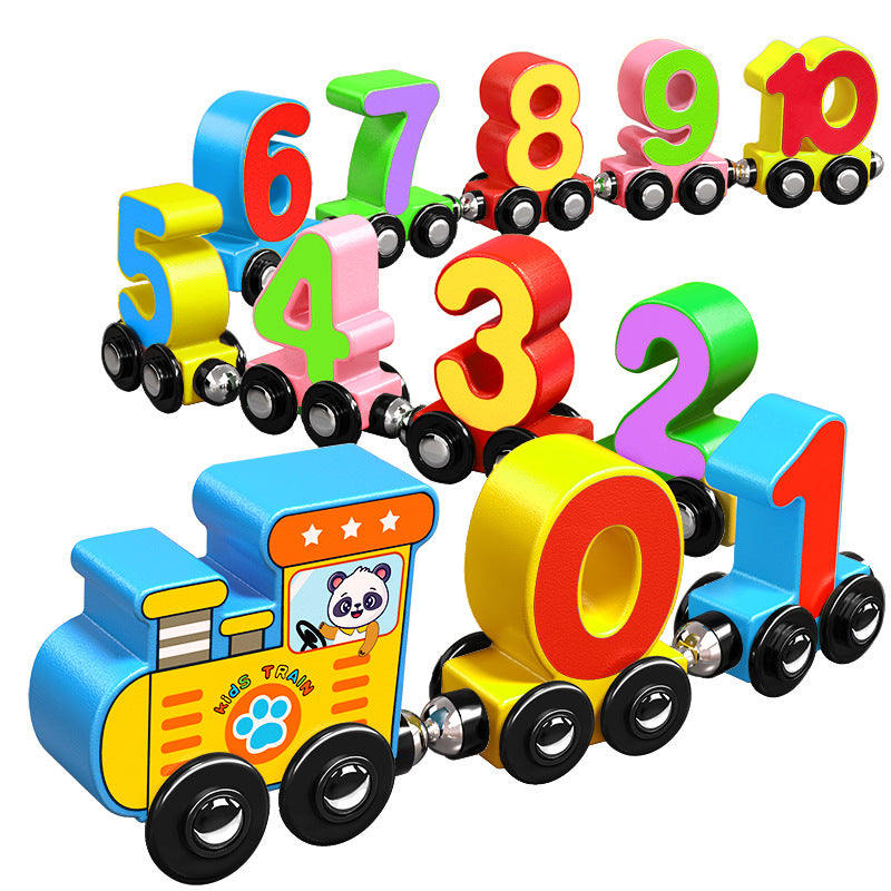 Magnetic Number Train Toy for Early Math