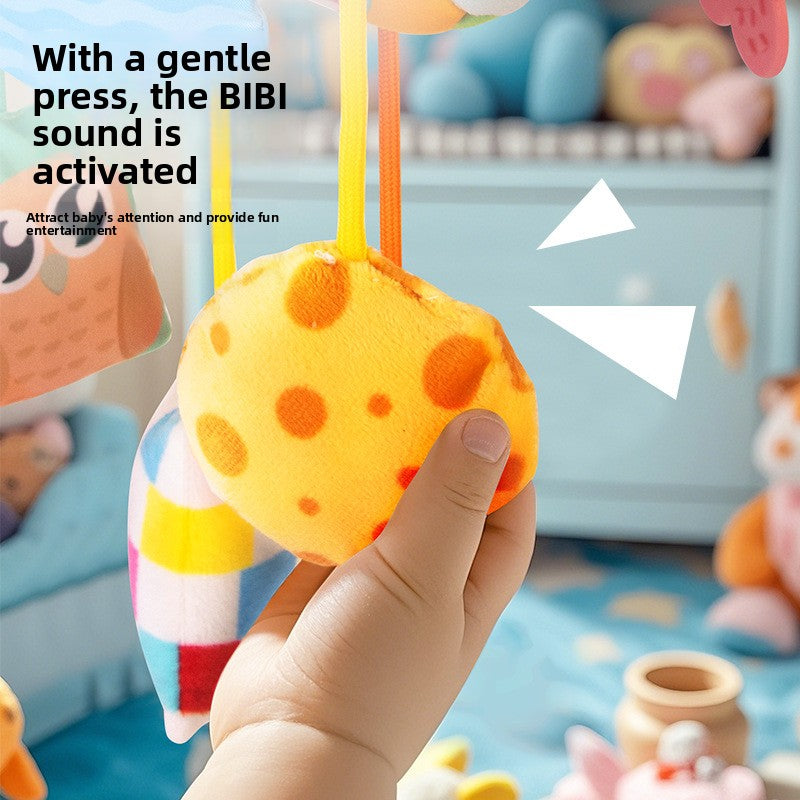 Baby Stroller Hanging Fabric Pull-Tissue Sensory Toy