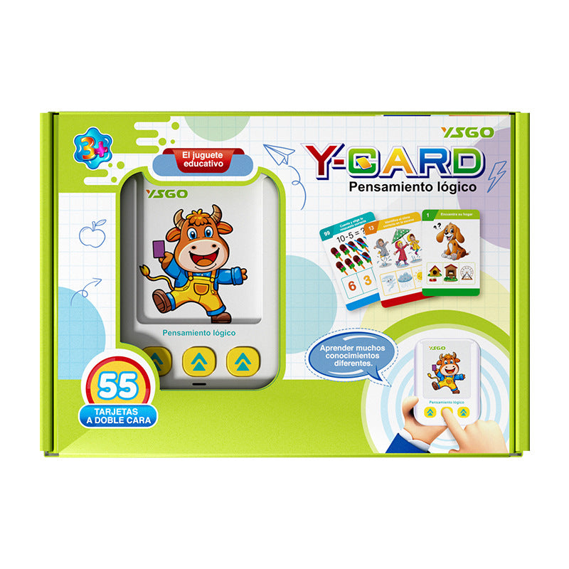 55-Card Audio Reader – Language & Character Options