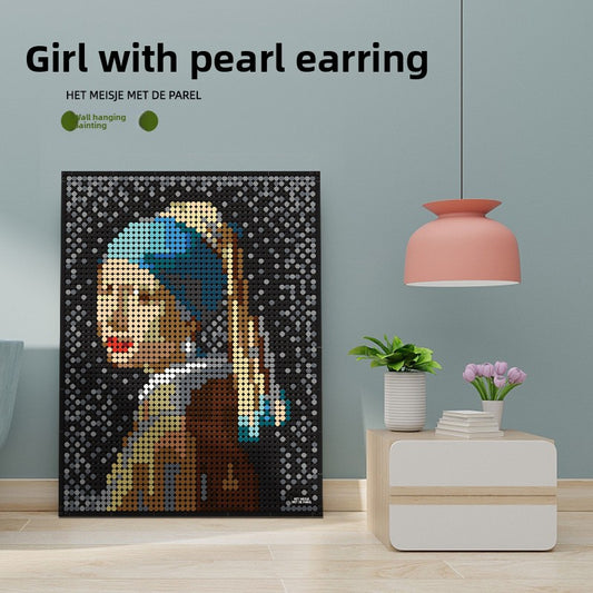 Famous Painting Building Block Sets – Mona Lisa or Pearl Earring