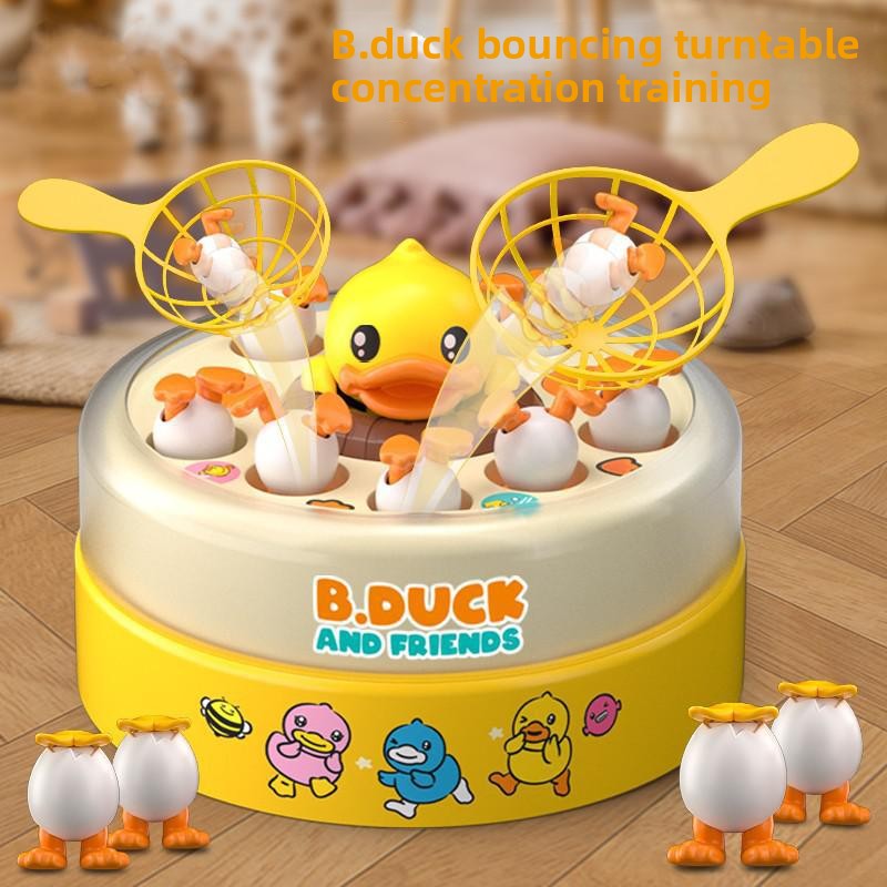 Bouncing Yellow Duck Toy for Kids