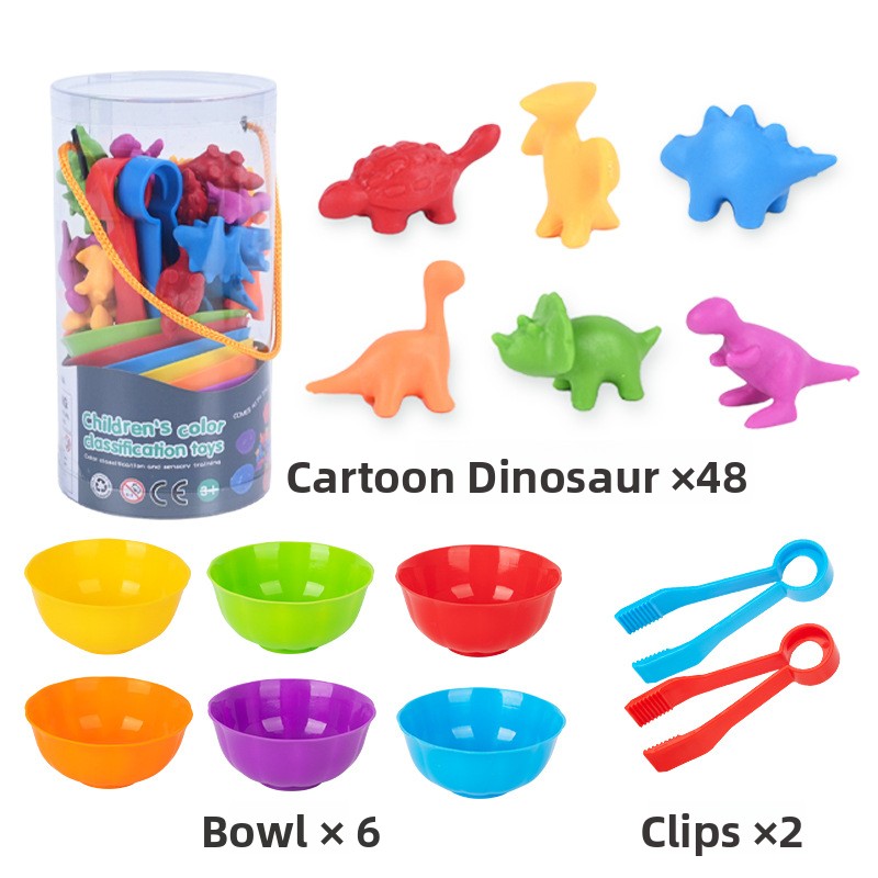 Animal & Dinosaur Sorting Counters – Rubber Counting Sets