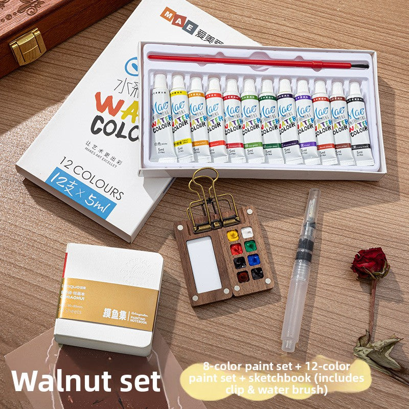 Mini Watercolor Paint Box for Kids