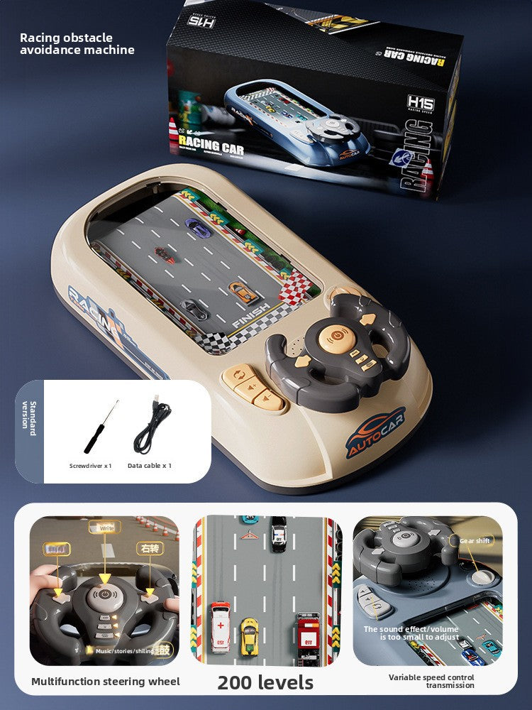 Kids Racing Adventure Driving Game Toy Upgraded White