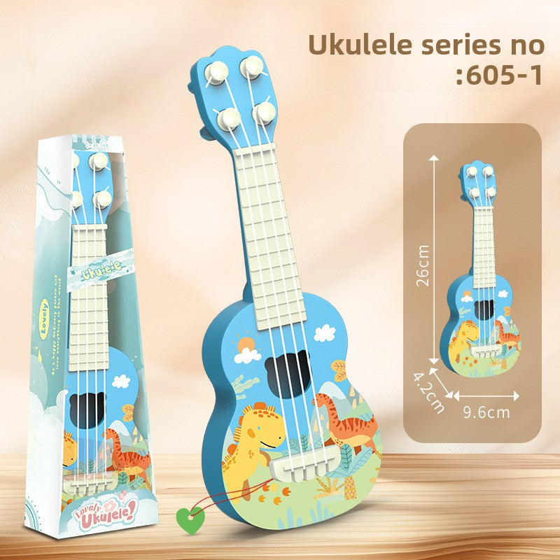 Kids 26cm Dinosaur & Animal Toy Ukulele – Musical Play