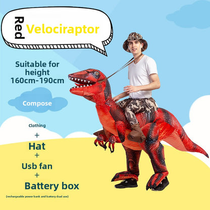 Inflatable Dinosaur Costume for Kids and Adults