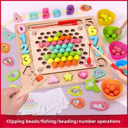 Wooden Bead Puzzle Toy for Kids