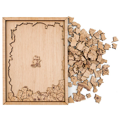 Wooden Animal Puzzle for Focus and Matching