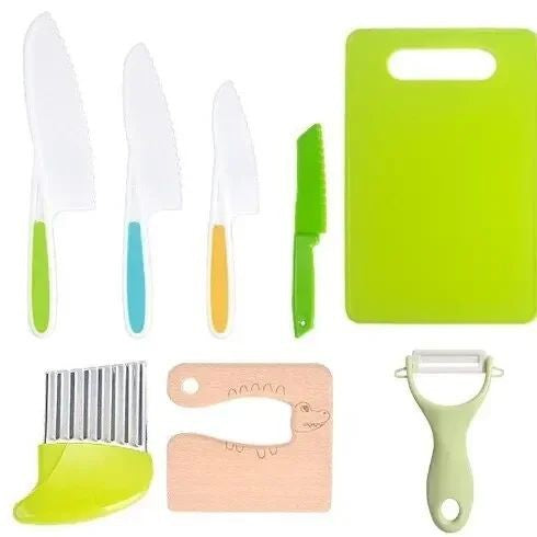 Kids Plastic Kitchen Knife Toy Set