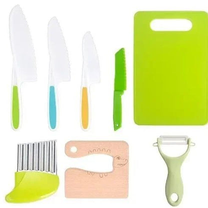 Kids Plastic Kitchen Knife Toy Set