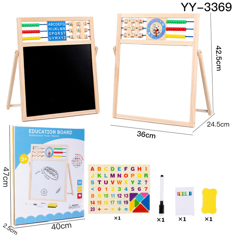 Double-Sided Drawing Board for Kids