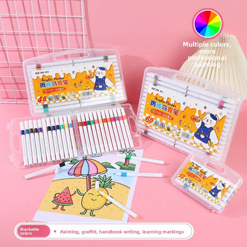 Quick-Drying Watercolor Marker Set for Kids