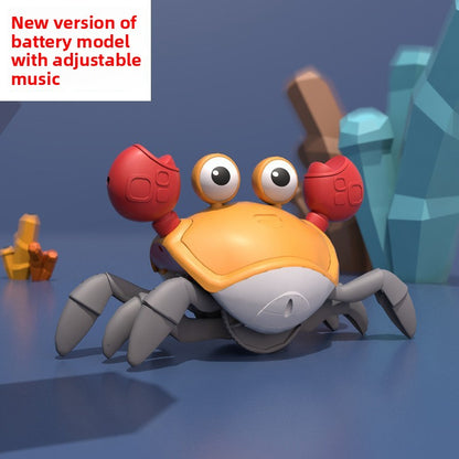 Rechargeable Electric Crab Toy with Music and Lights