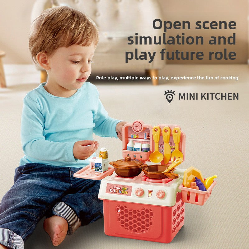 Kids Pretend Play Kitchen Set