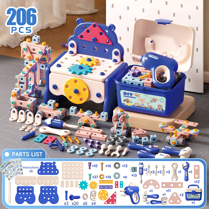 Kids Tool Box Building Toy with Electric Drill