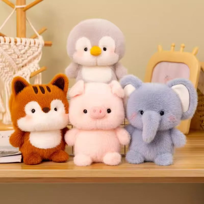 Cute Animal Plush Desk Companion Doll