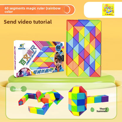 Magic Ruler STEM Building Toy for Kids