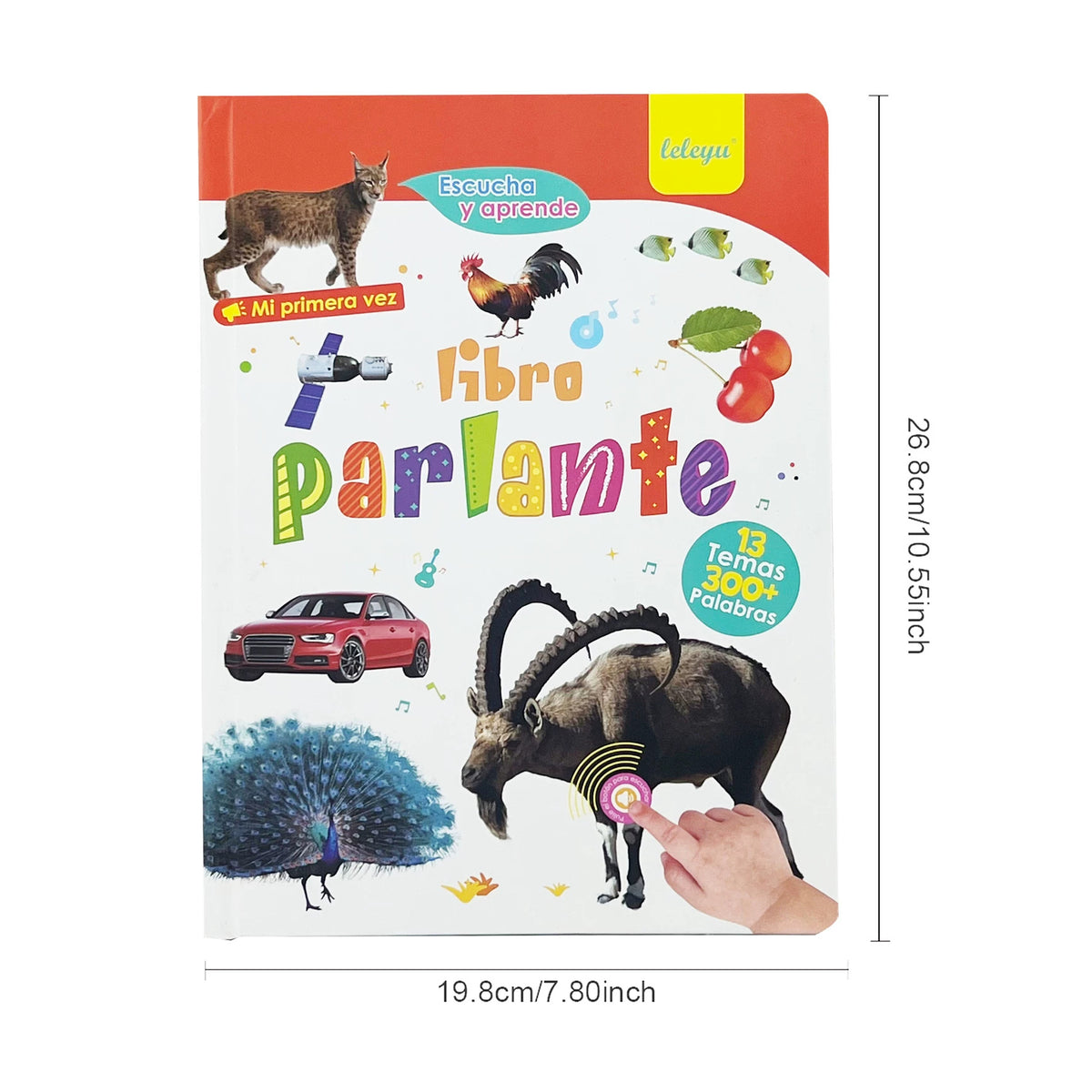 Spanish-English Bilingual Interactive Learning Book for Children