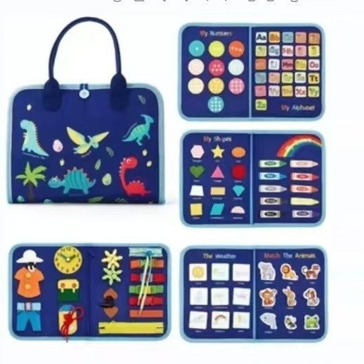 Felt Busy Board for Kids Fine Motor Skills