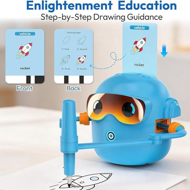 USB-Rechargeable Drawing Robot for Kids