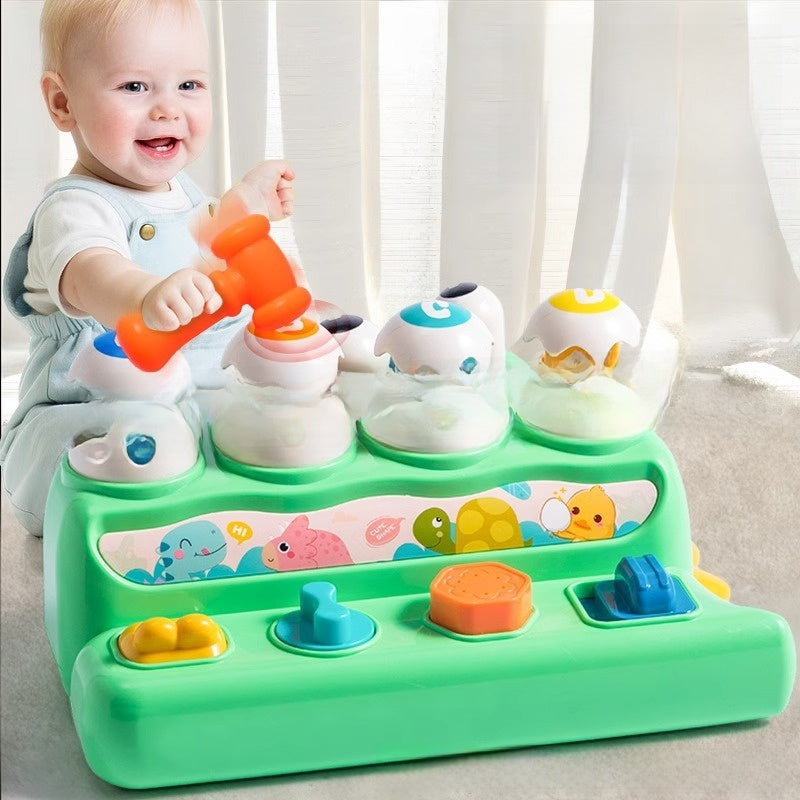 Dinosaur Hammer Activity Toy with Light & Sound Options Wonder Kids Toy
