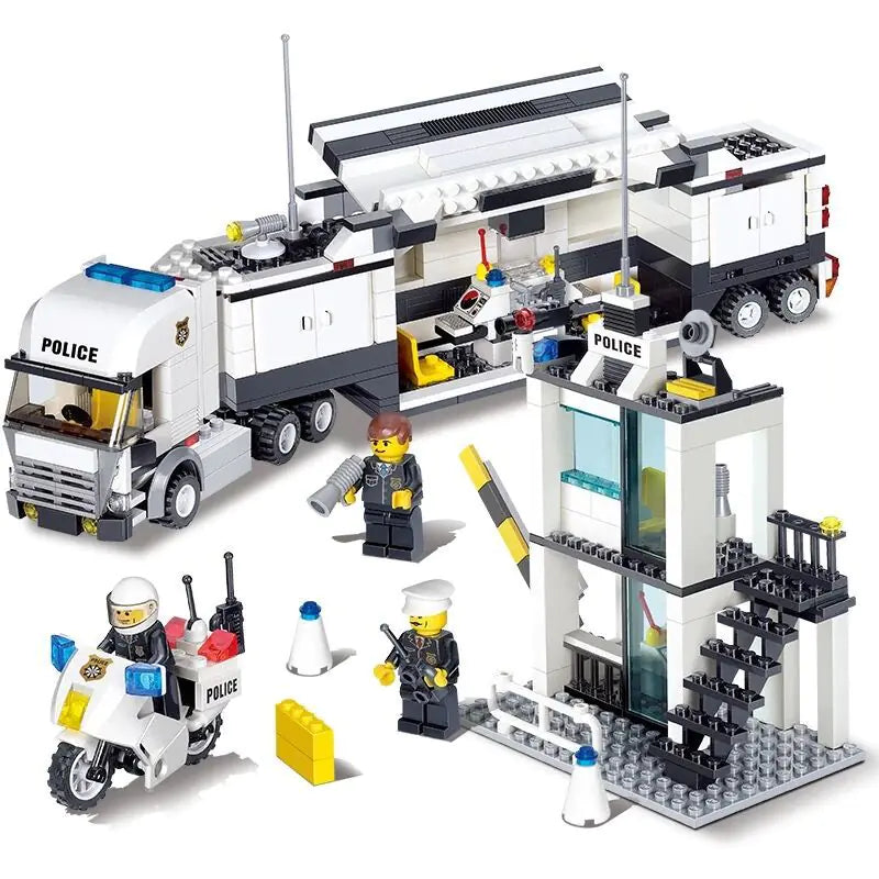 Soar into Adventure: The Eagle Police Building Blocks Educational Toy for Kids – 10X the Thrills, 10X the Skills! 🦅🚔
