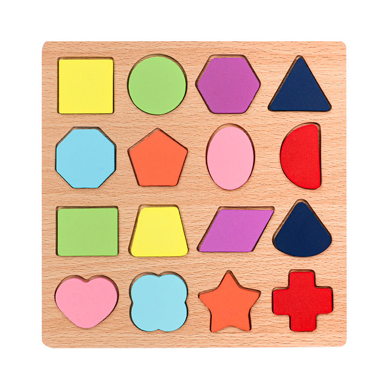 Wooden Learning Board for Letters and Numbers