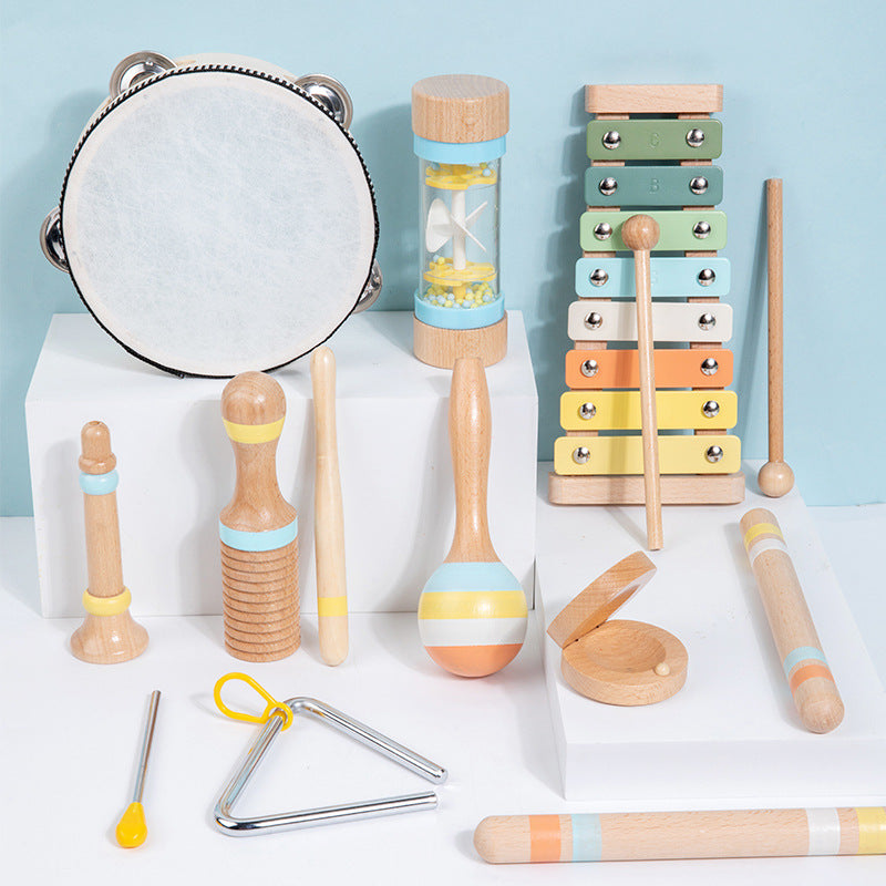 Wooden Musical Instrument Set for Infants