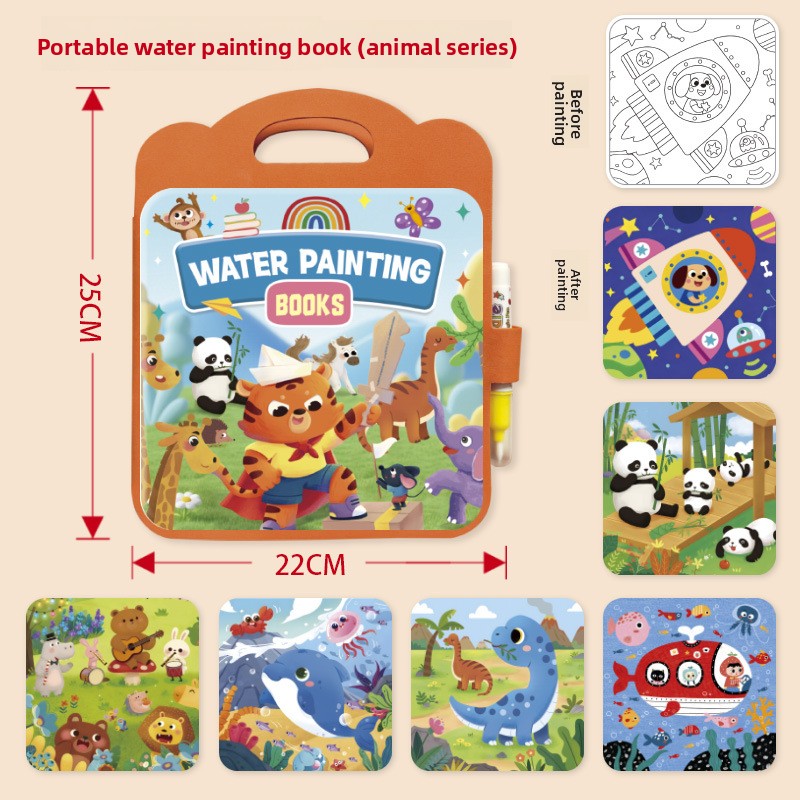 Magic Water Drawing Book for Kids