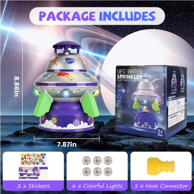UFO Water Rocket Sprinkler Toy for Kids