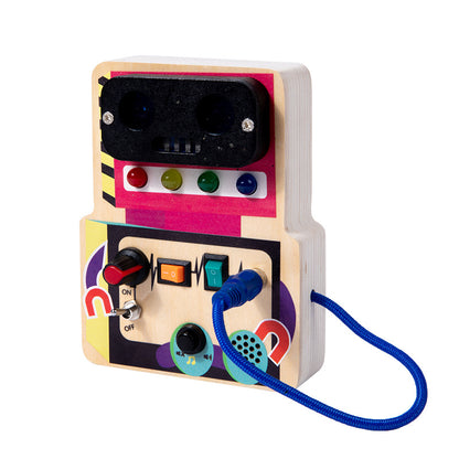 Wooden Sensory Busy Board for Kids