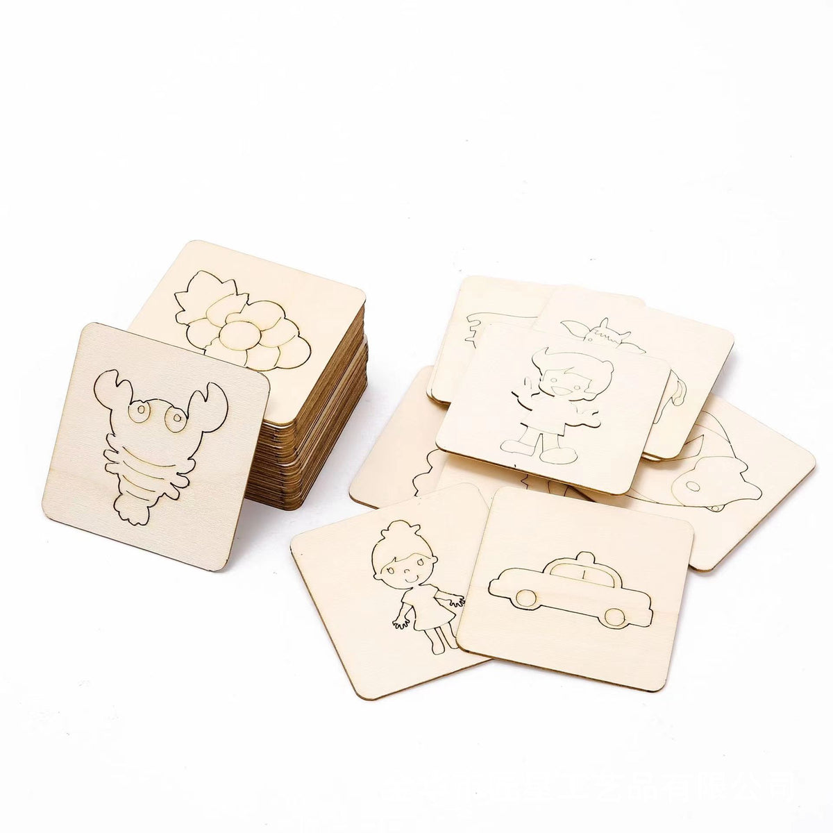 Wooden Drawing Stencils for Kids
