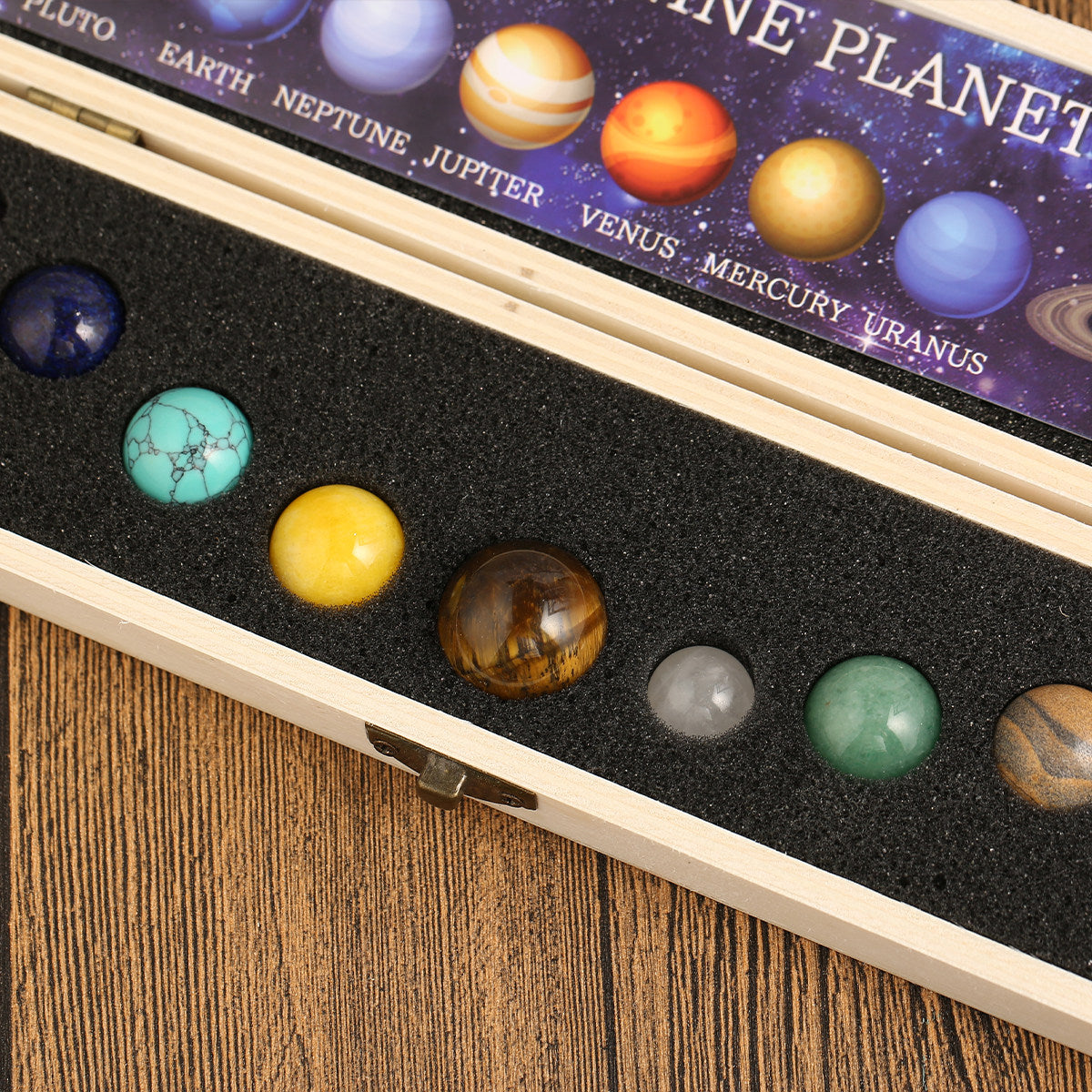 Crystal Solar System Desktop Model