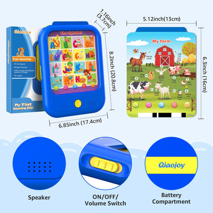 Kids Learning Tablet,Educational Learning Pad,Early Educational Toys for Toddler,Gifts for Boys & Girls Aged 2-6