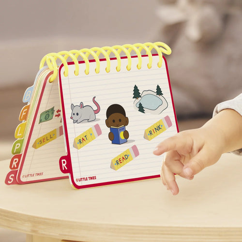 Learn & Play 100 Words Spell & Spin Pencil, Letters, Spelling, Vocabulary, Phonetics, Alphabet, Sounds, Preschool Educational, Learning Toy Gift, Toddlers Girls Boys Kids Ages 3, 4, 5+