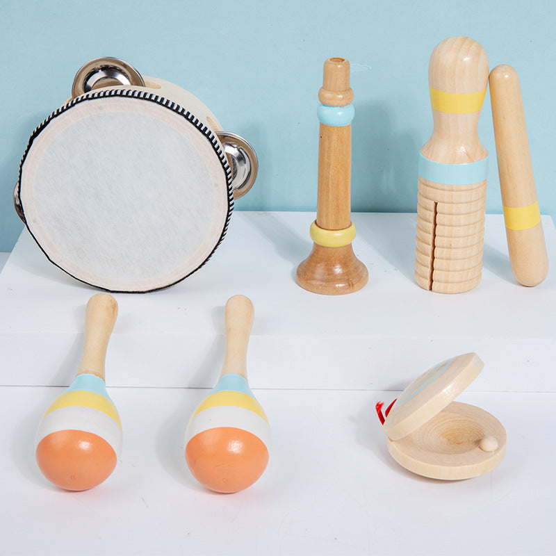 Wooden Musical Instrument Set for Infants