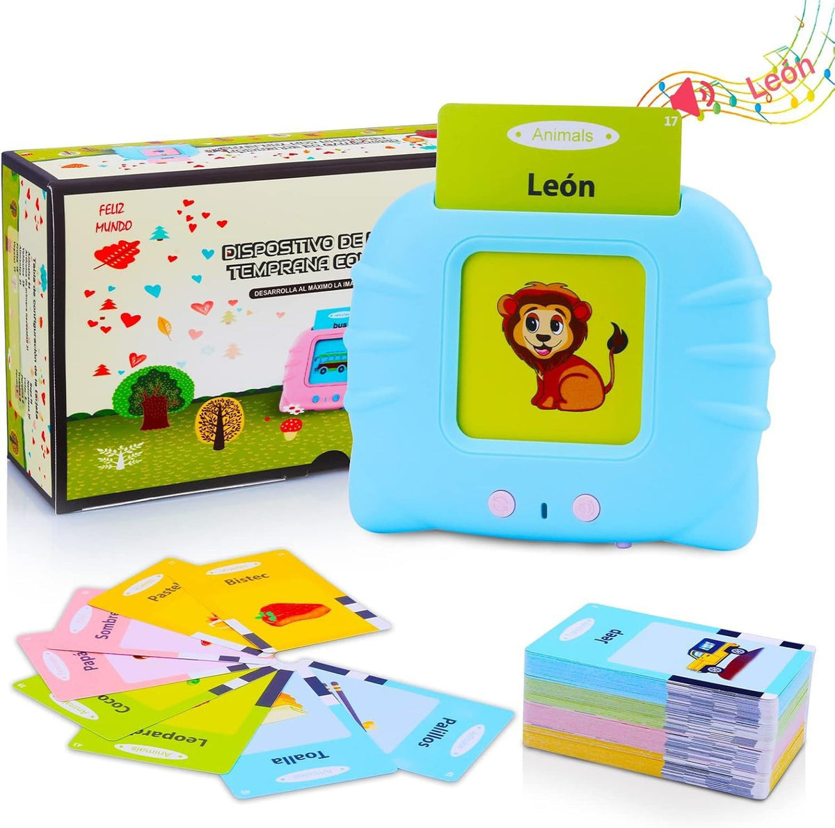 Bilingual Audio Learning Machine Bilingual Blue