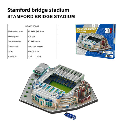3D Stadium Puzzle Model for Kids