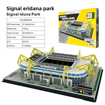 3D Stadium Puzzle Model for Kids