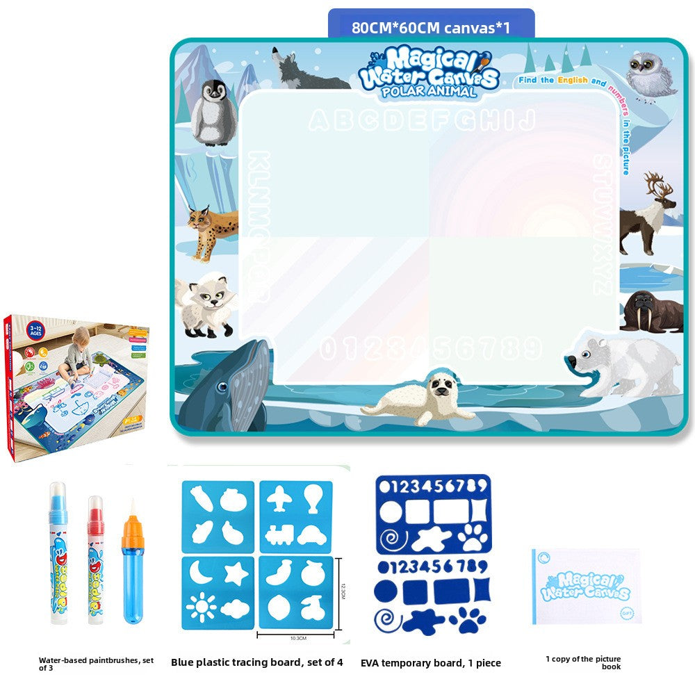 Reusable Water Drawing Mat for Kids, 80 × 60 cm