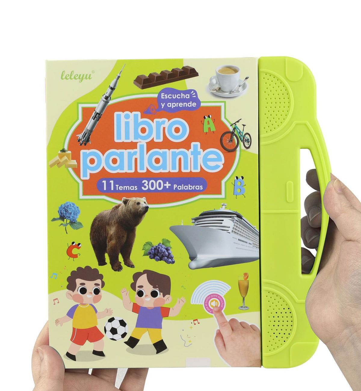 Spanish-English Bilingual Interactive Learning Book for Children
