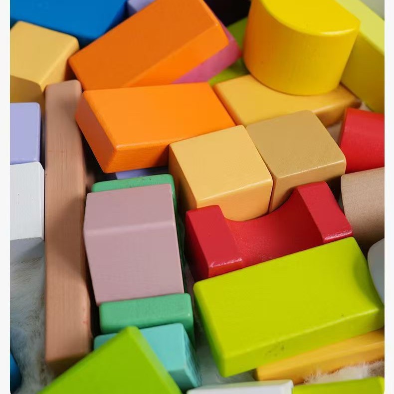 Large Wooden Building Blocks for Kids