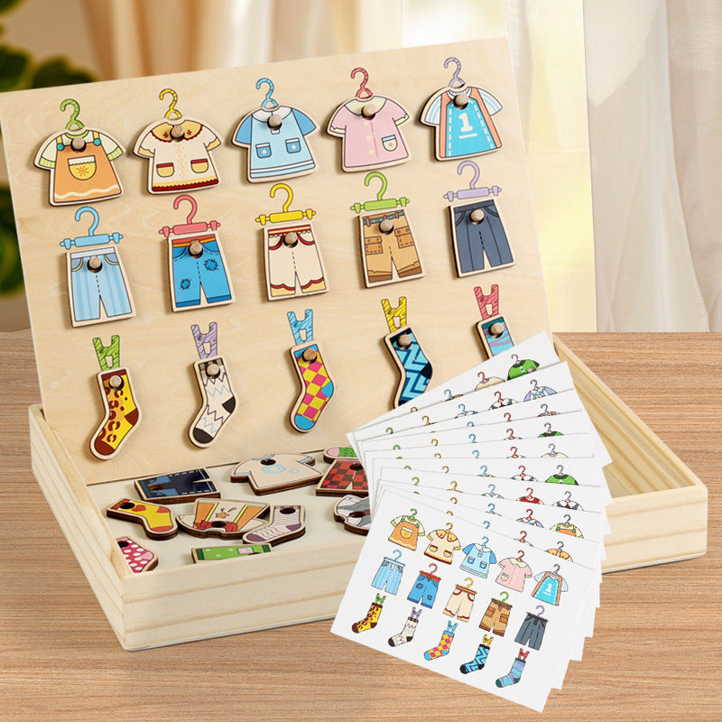 Montessori Clothes Drying Rack Toy