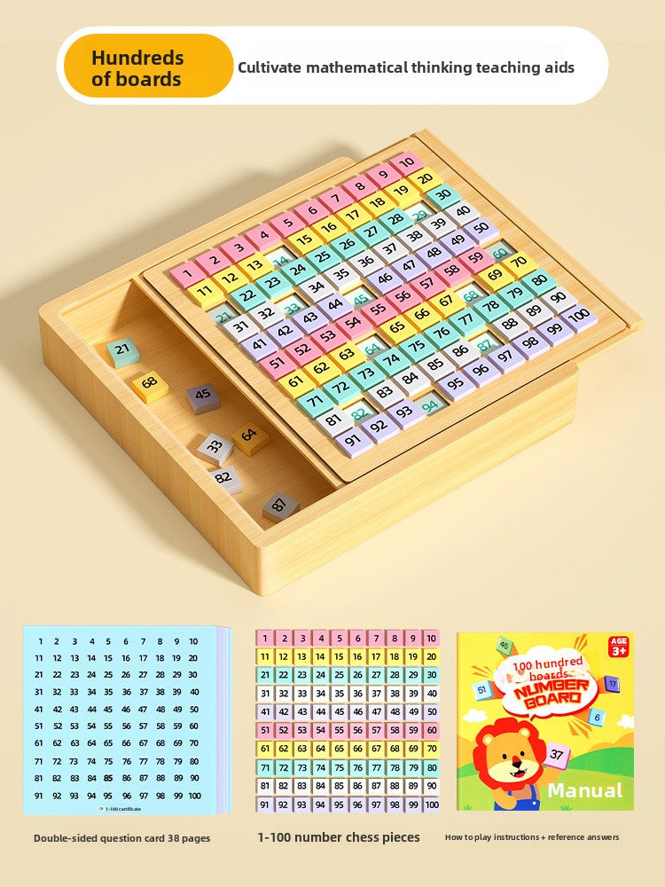 Montessori Hundred Board for Kids Montessori Hundreds Board