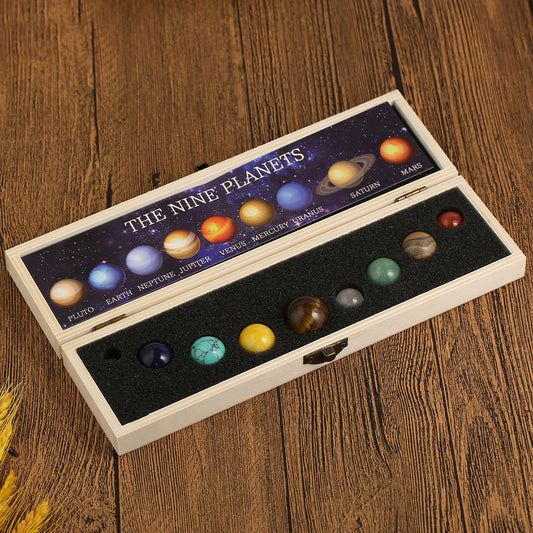 Crystal Solar System Desktop Model