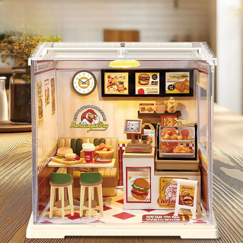 DIY Light-Up Building Block House Kits