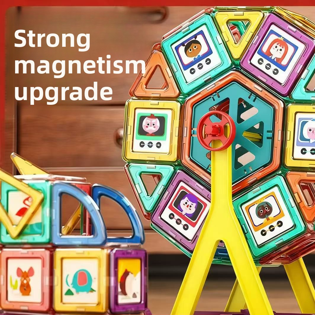 32-Piece Magnetic Building Blocks for Kids
