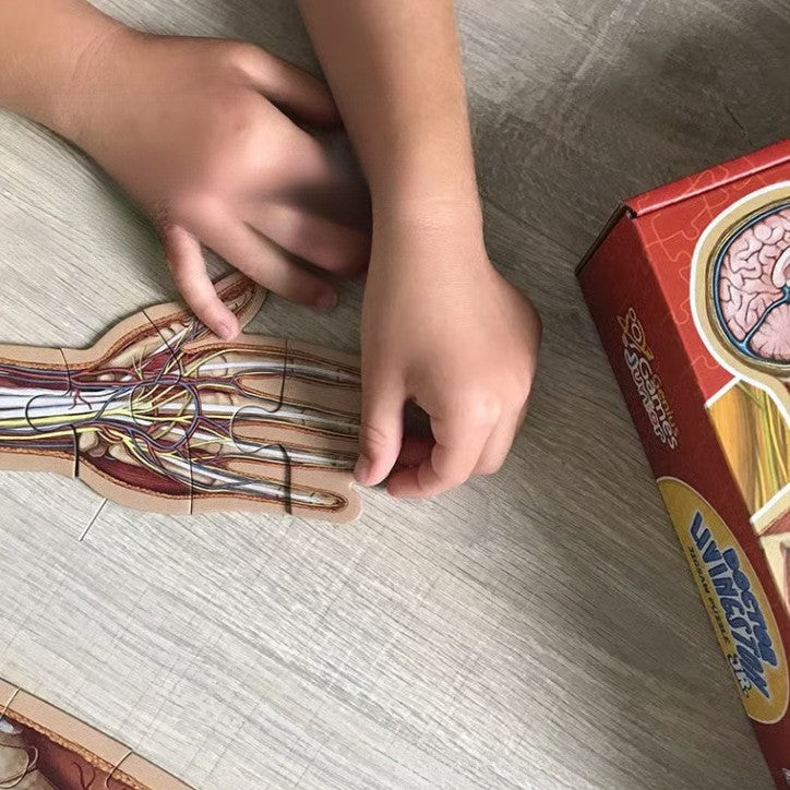 Human Anatomy Floor Puzzle for Kids – 100 Pieces